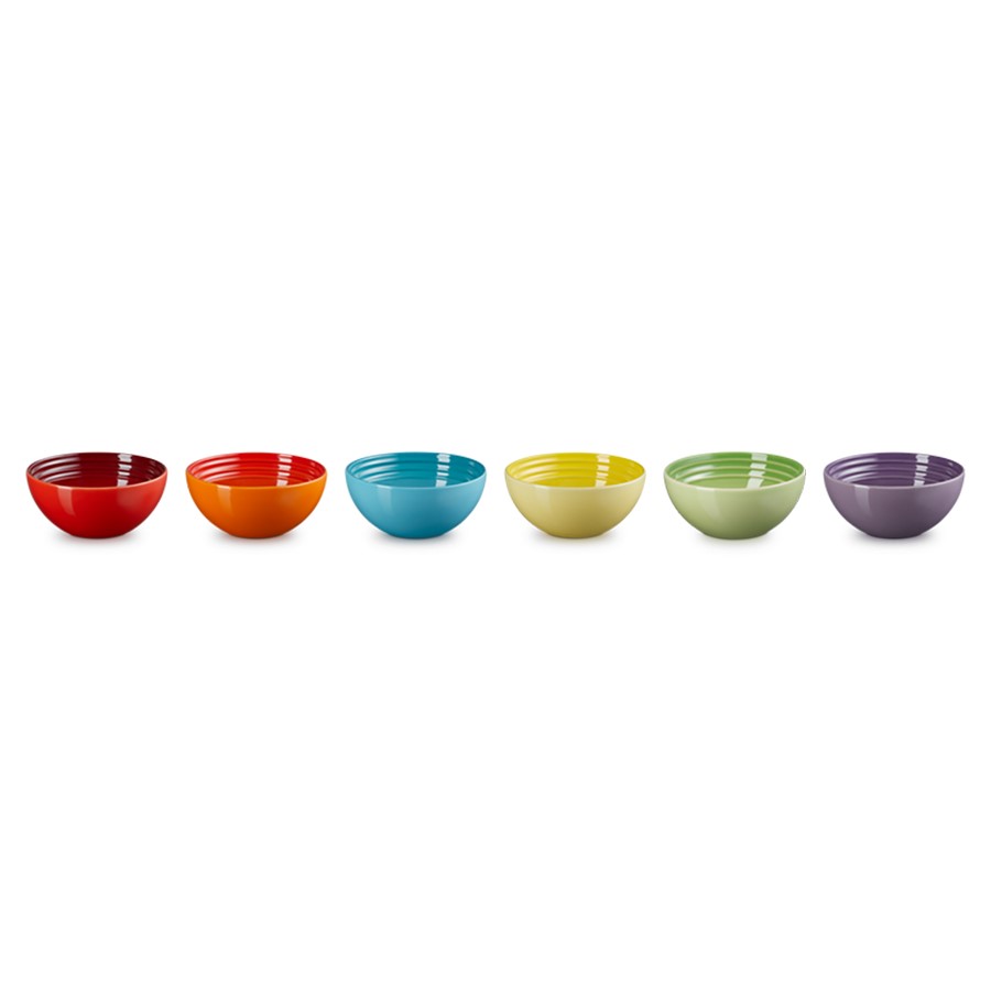 additioanl image for  Le Creuset 6 Dessert Bowl Rainbow 330 ml 