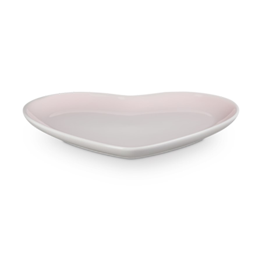 additioanl image for  Le Creuset Heart Plate Shell Pink 23 cm 