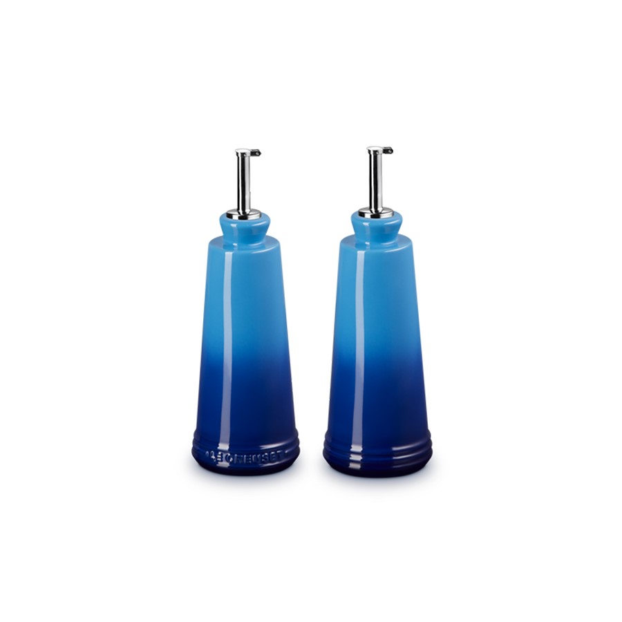 additioanl image for  Le Creuset Oil & Vinegar Set Azure Blue 