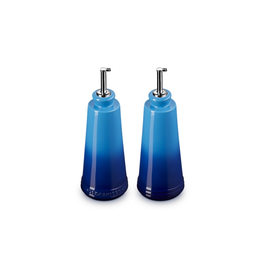 additioanl image for  Le Creuset Oil & Vinegar Set Azure Blue 