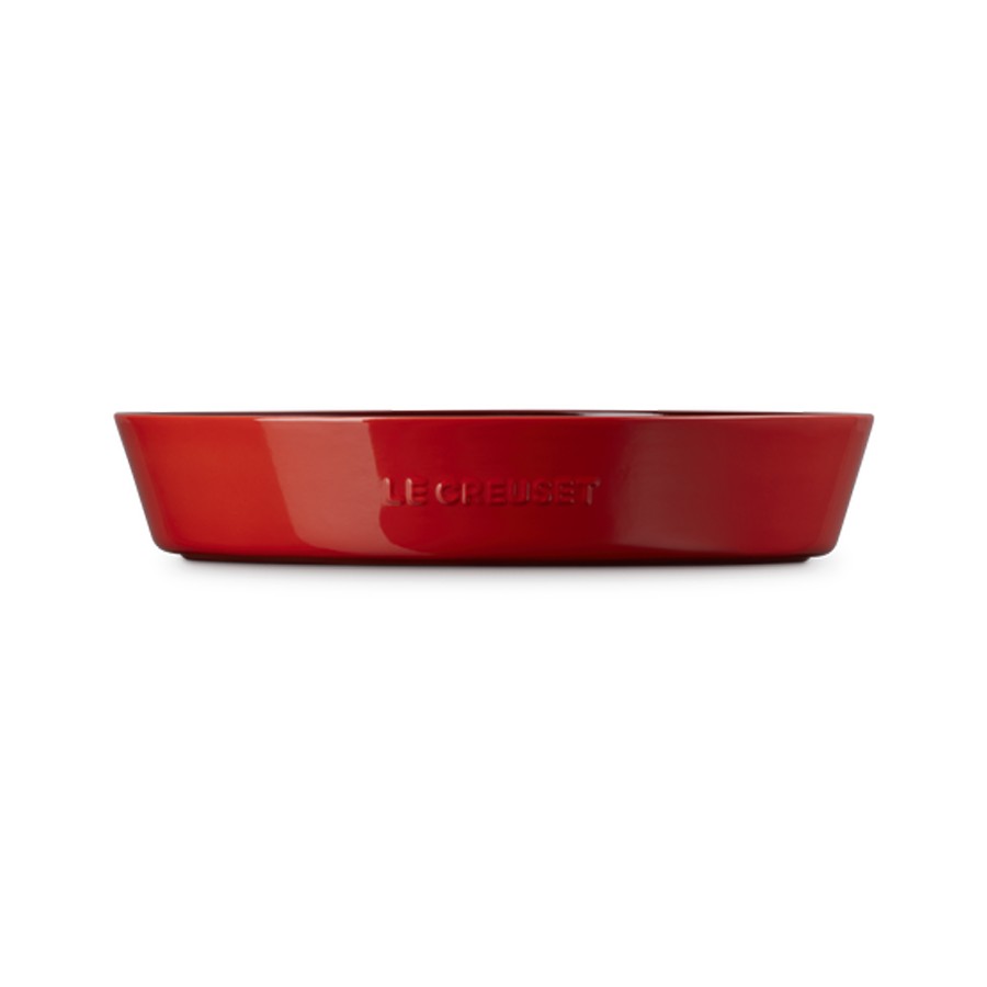 additioanl image for  Le Creuset Chip&Dip Oval Platter Cerise 
