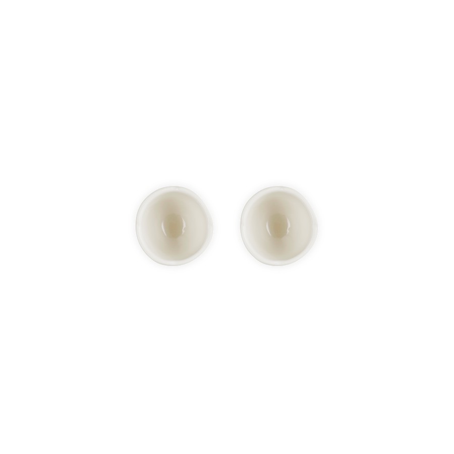 additioanl image for  Le Creuset  2 Tulip Egg Cups Meringue 