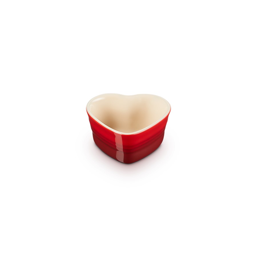 additioanl image for  Le Creuset Heart Shaped Ramekin Cerise 