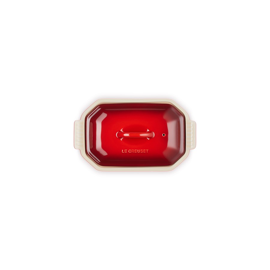 additioanl image for  Le Creuset Terrine W/Press Cerise 600 ml 