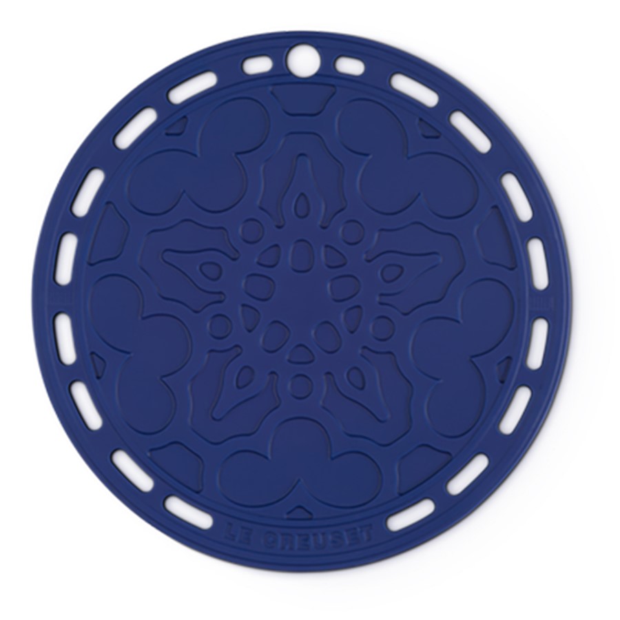 additioanl image for  Le Creuset French Trivet Azure Blue 20cm 