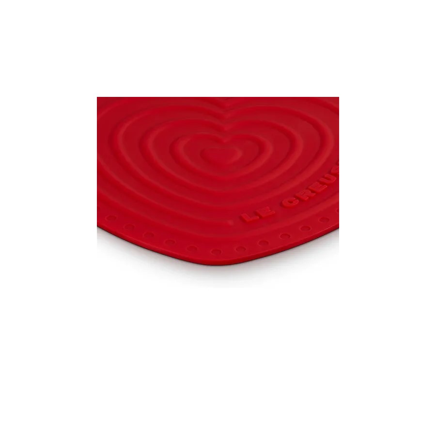 additioanl image for  Le Creuset Heart Trivet Cerise 