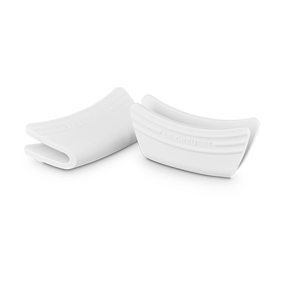 additioanl image for  Le Creuset Handle Grips Set of 2 White 