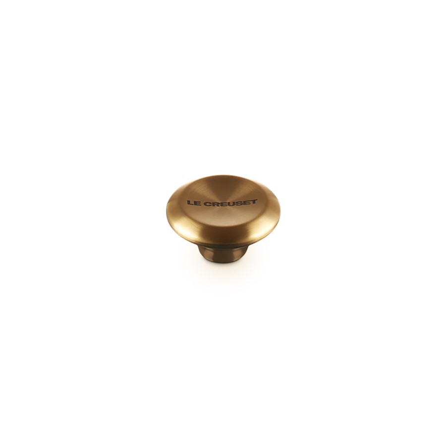 additioanl image for  Le Creuset Gold Finish Knob 47 mm 