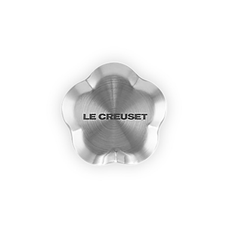 additioanl image for  Le Creuset Sign Flower Knob S/S 45 mm 