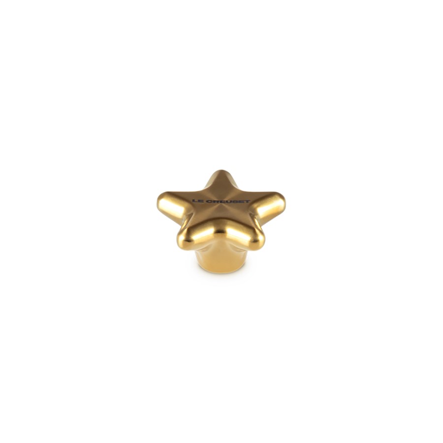 additioanl image for  Le Creuset Gold Star Knob 57 mm. 
