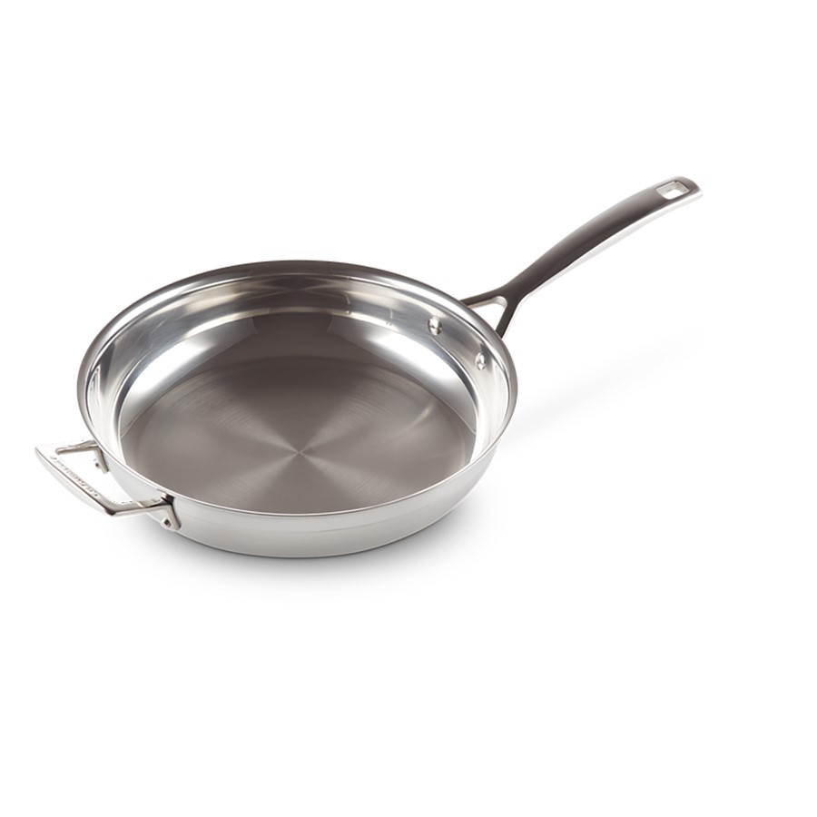 additioanl image for  Le Creuset Rd. Frying Pan 3 Ply S/Steel 