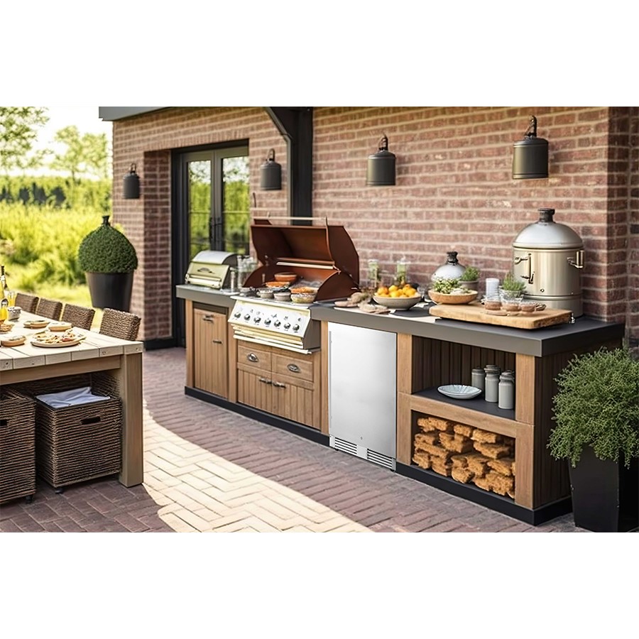 additioanl image for  FrigeluX Outdoor Fridge Wht. Single Door 