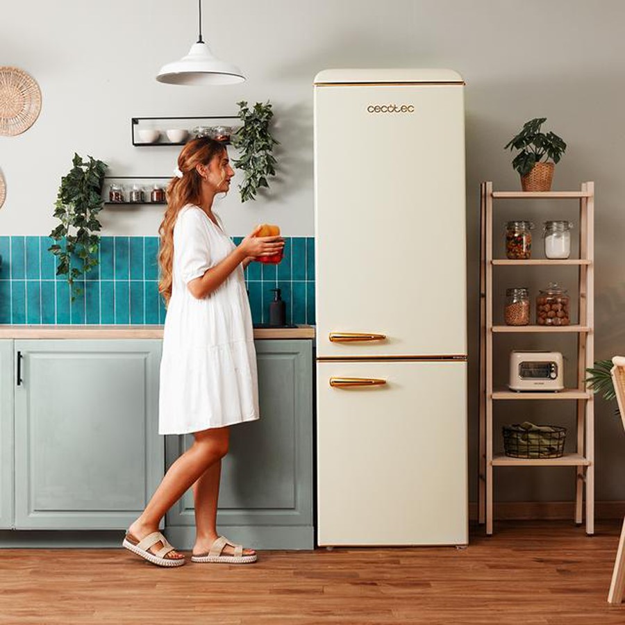 additioanl image for  Cecotec Retro Fridge/F Combi Beige 300 L 