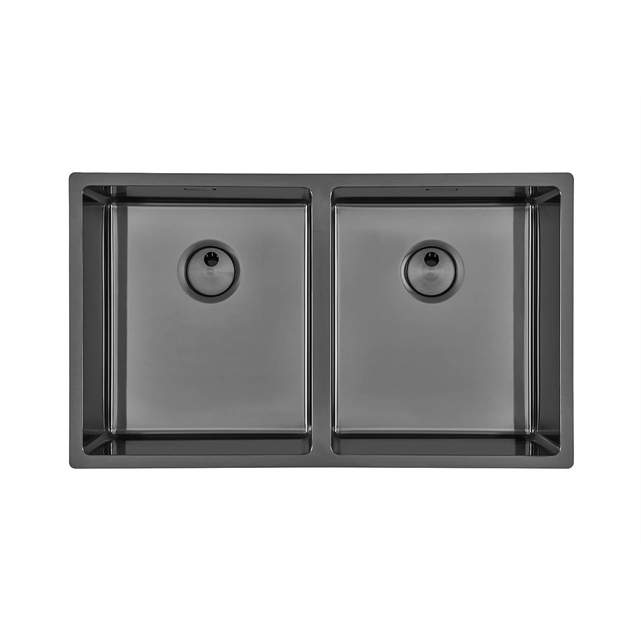 additioanl image for  Foster Sink Double Gun Metal 75 x 44 cm 