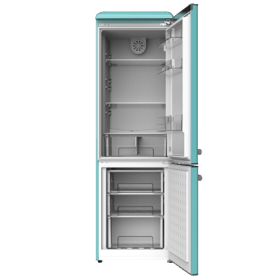 additioanl image for  Cecotec Retro Fridge Combi Green 300 L 