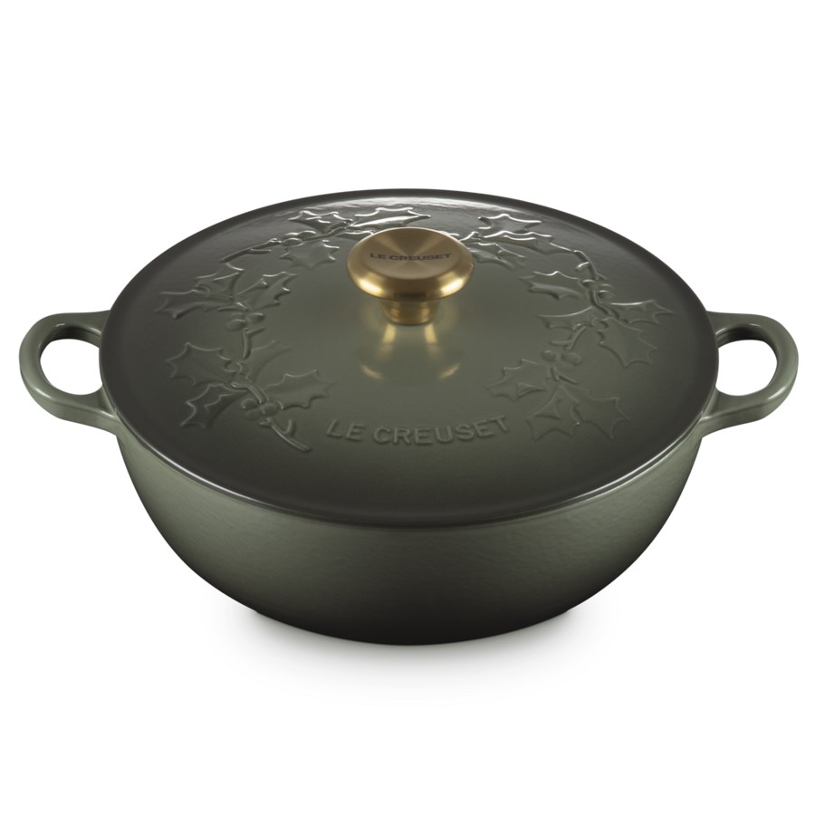 additioanl image for  Le Creuset Holly Soup Pot Thyme 26 cm 