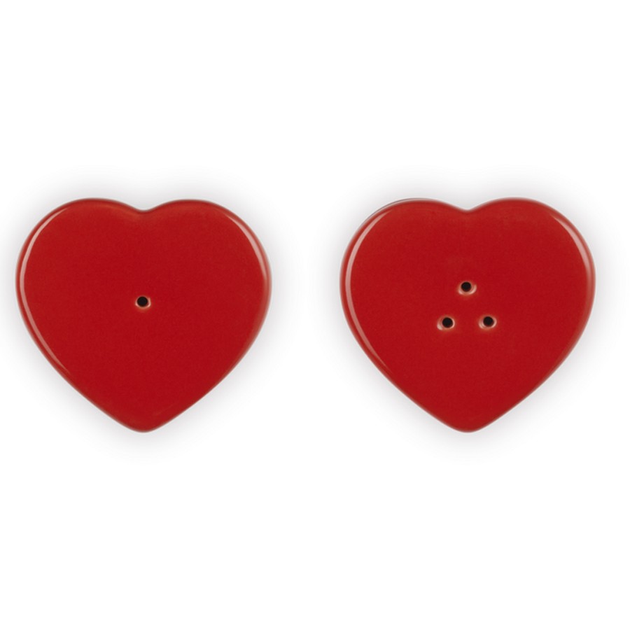 additioanl image for  Le Creuset Hrt Salt&Pepper Shaker Cerise 