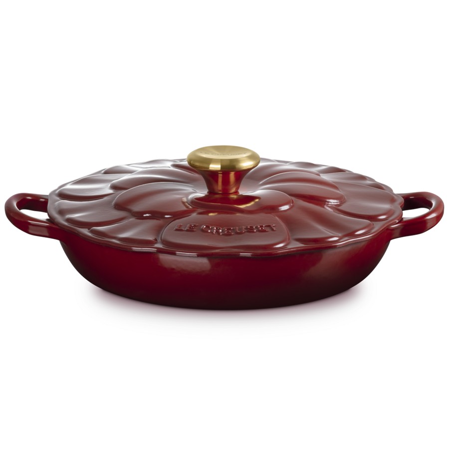 additioanl image for  Le Creuset Petal Braiser Garnet 26 cm 