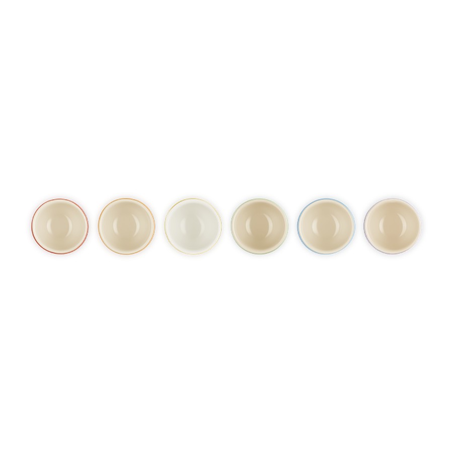 additioanl image for  Le Creuset Set of 6 Egg Cups Rainbow 