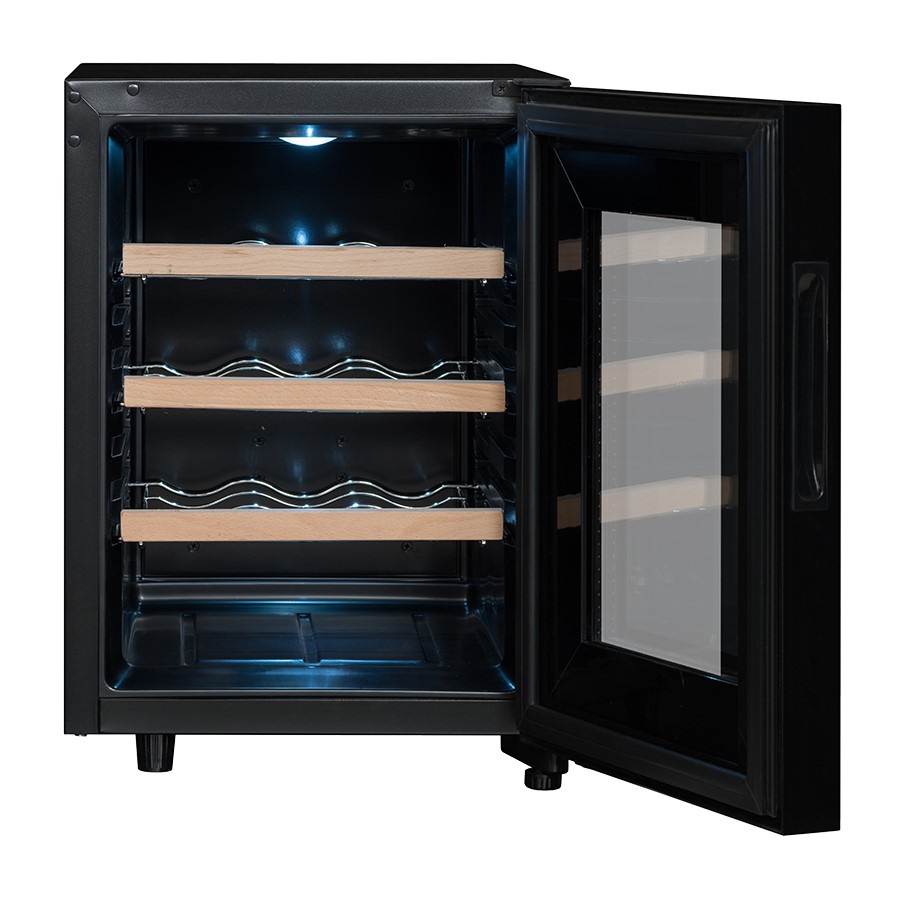 additioanl image for  Sommeliere Wine Cellar Black 12 Bottles 