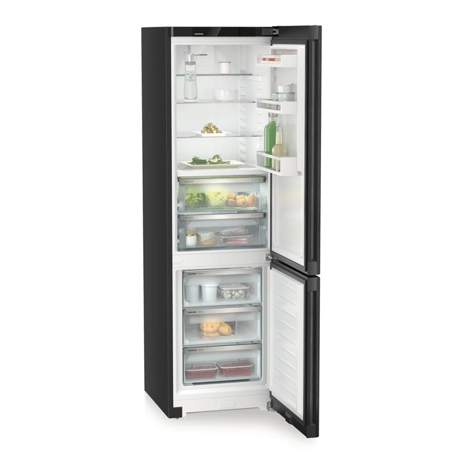additioanl image for  Liebherr Fridge/F NoFrost Blk/Steel 360L 