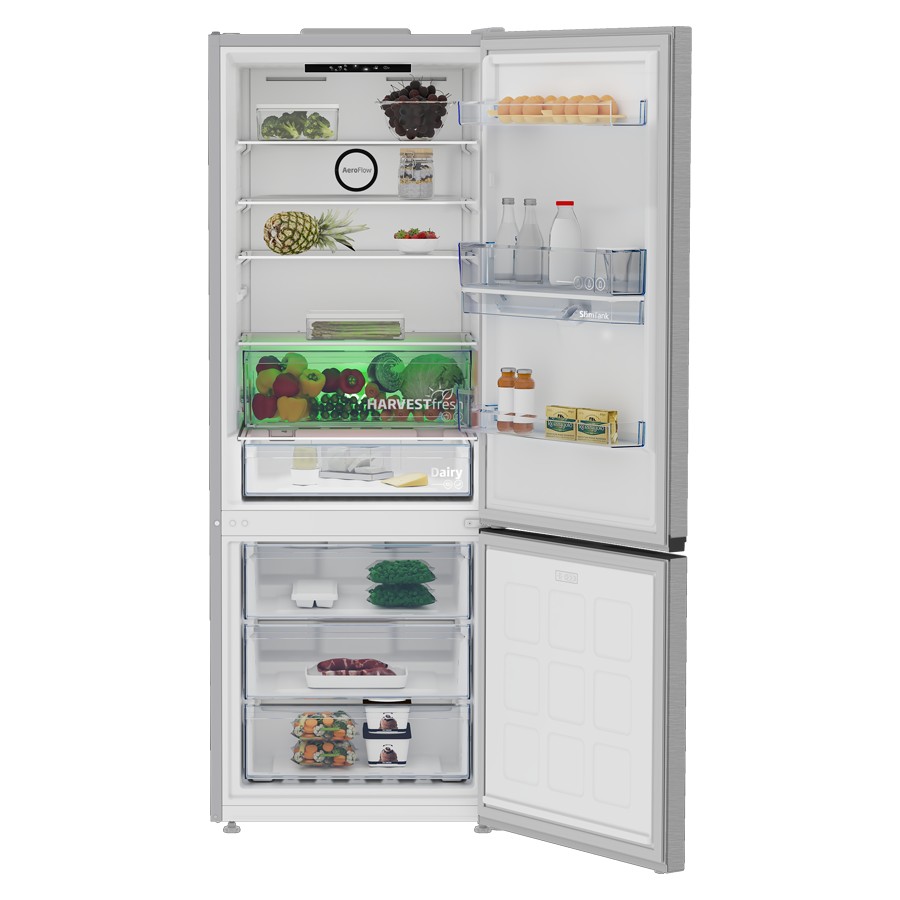 additioanl image for  Beko Fridge/F Combi With Disp Inox 490 L 