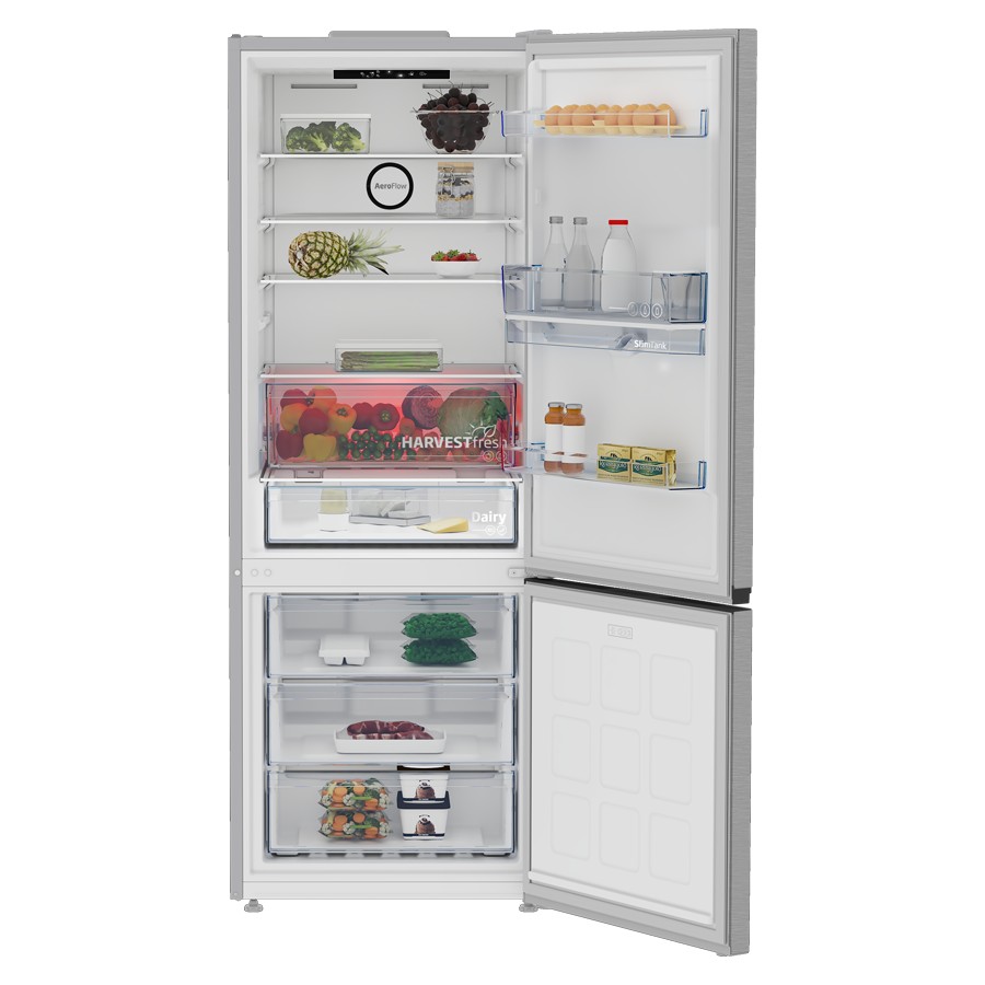 additioanl image for  Beko Fridge/F Combi With Disp Inox 490 L 