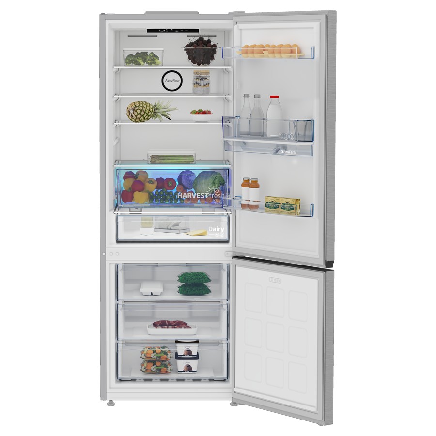 additioanl image for  Beko Fridge/F Combi With Disp Inox 490 L 