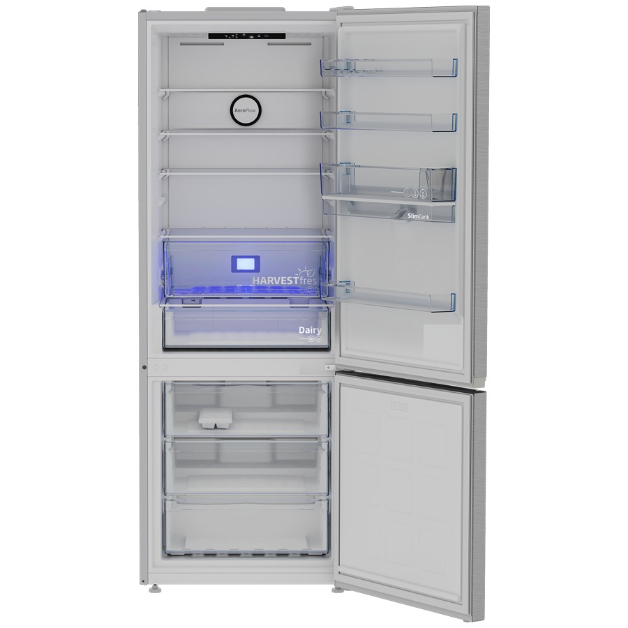 additioanl image for  Beko Fridge/F Combi With Disp Inox 490 L 