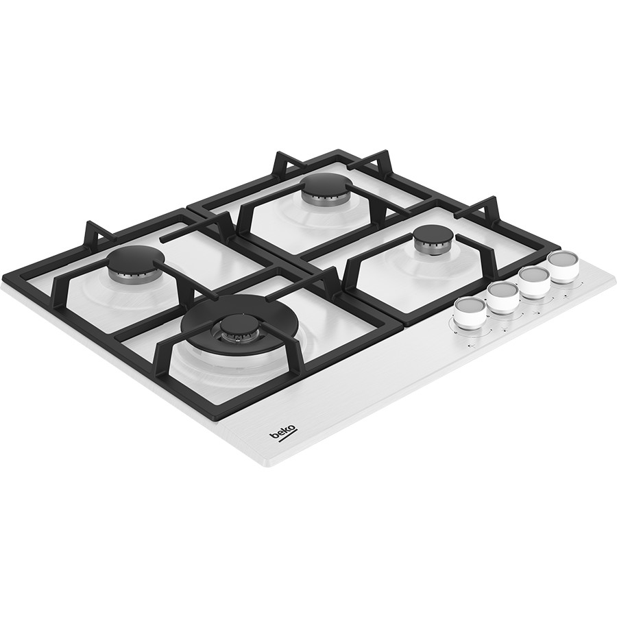 additioanl image for  Beko Hob Gas 4 Burners White 60 cm 