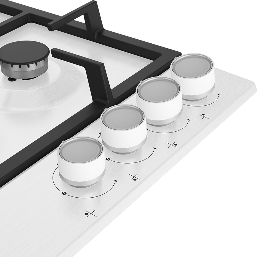 additioanl image for  Beko Hob Gas 4 Burners White 60 cm 