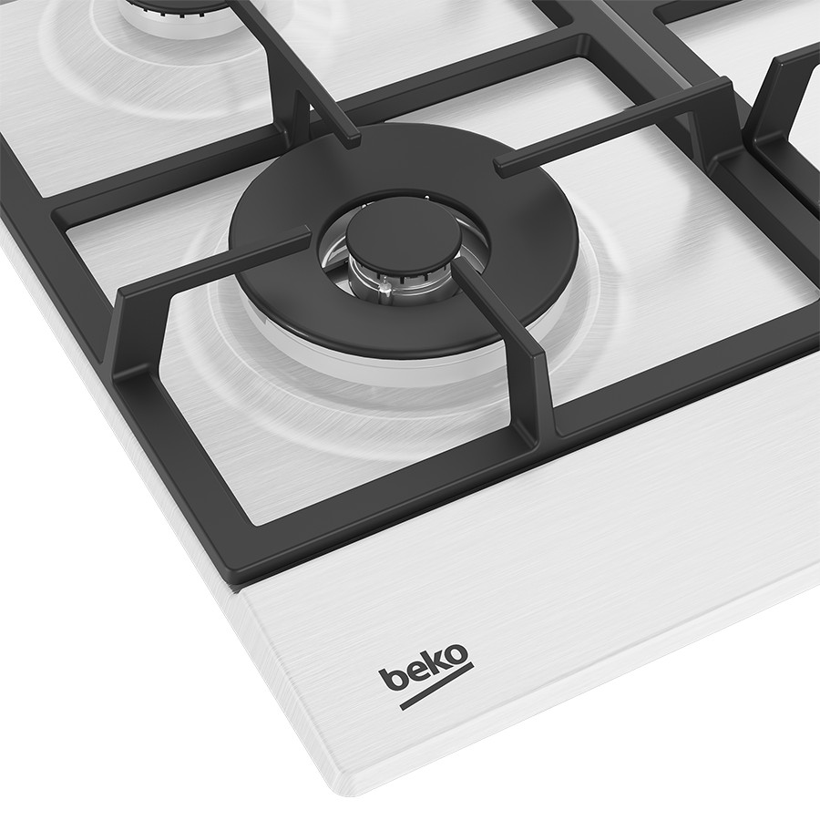 additioanl image for  Beko Hob Gas 4 Burners White 60 cm 