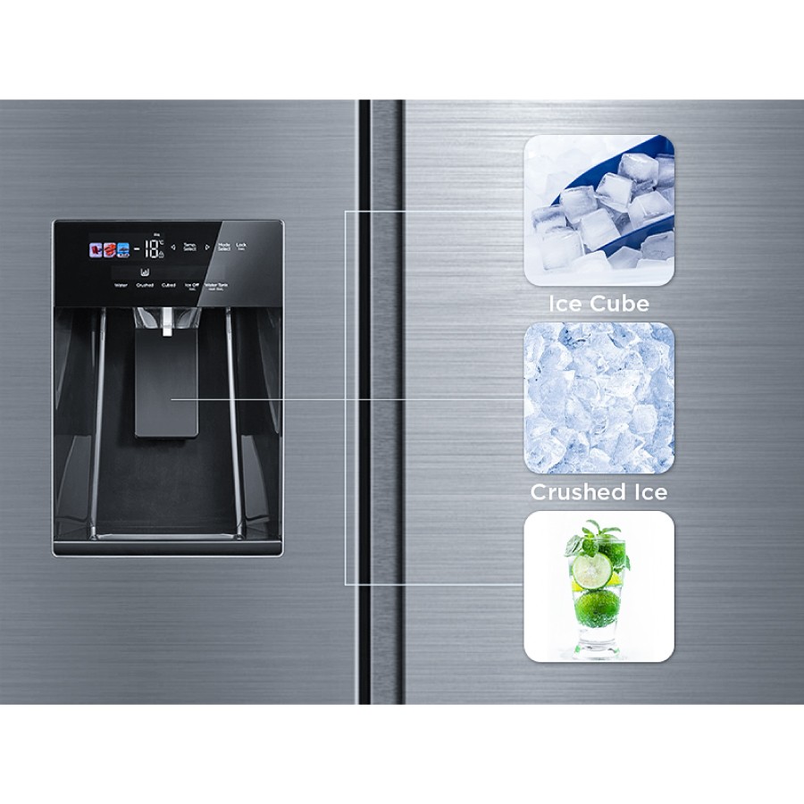 additioanl image for  Midea American Style Fridge Freezer 