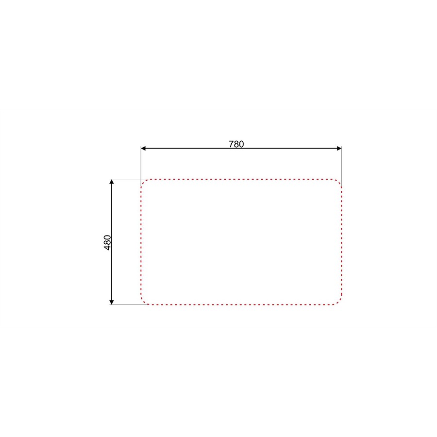 additioanl image for  Asil Sink 1 Bowl Satin Steel 80 x 50 cm 