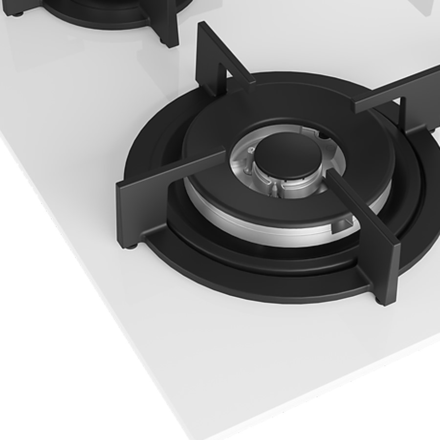 additioanl image for  Beko Hob Gas 4 Burner White 60 cm 