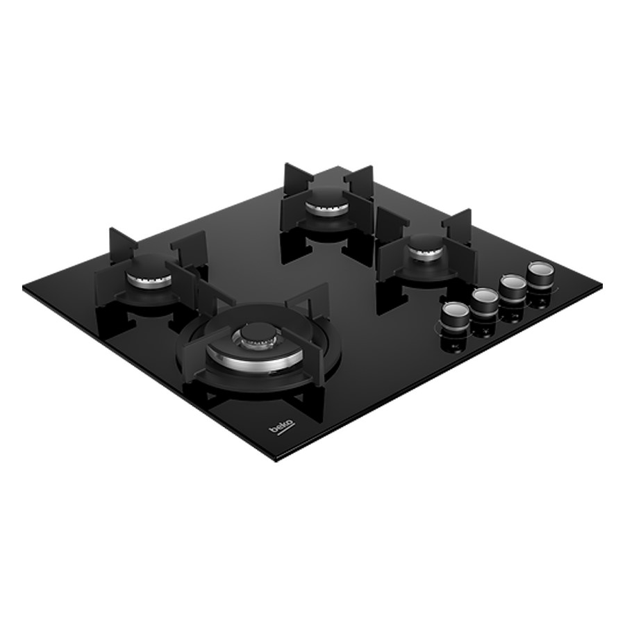 additioanl image for  Beko Hob Gas 4 Burner Blk. Glass 60 cm 