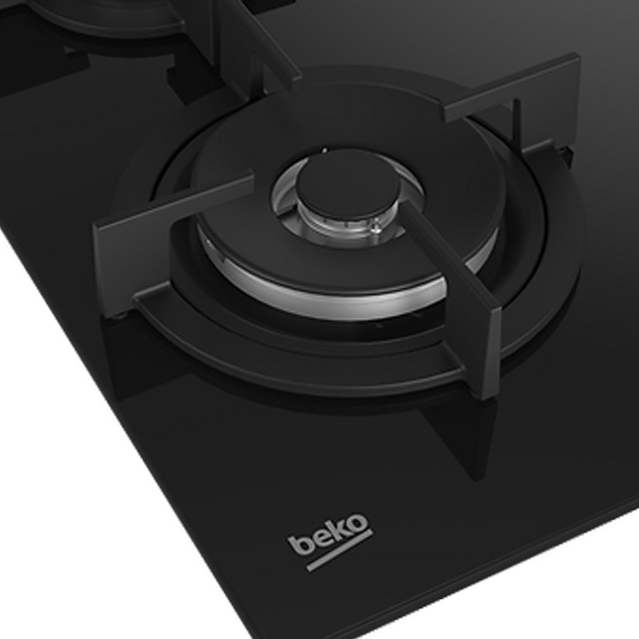 additioanl image for  Beko Hob Gas 4 Burner Blk. Glass 60 cm 