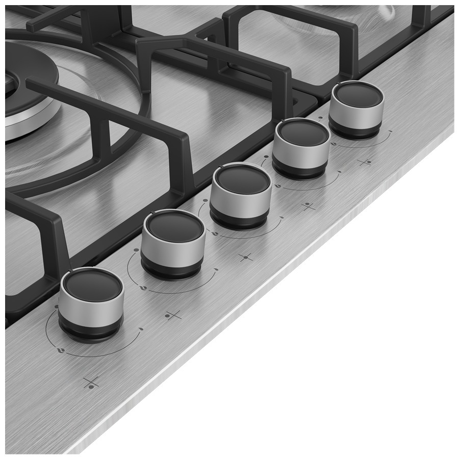 additioanl image for  Beko Hob Gas 4 Burner & 1 Wok Inox 90 cm 
