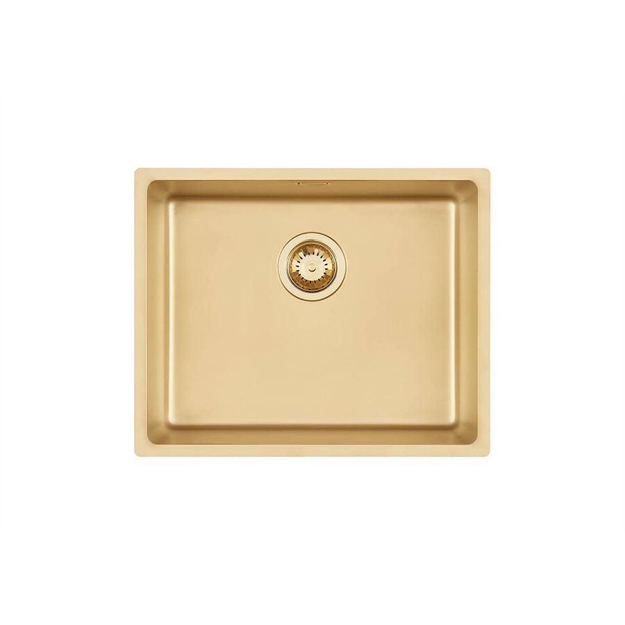 additioanl image for  Foster Sink Smokey Gold U/Mount S/Steel 