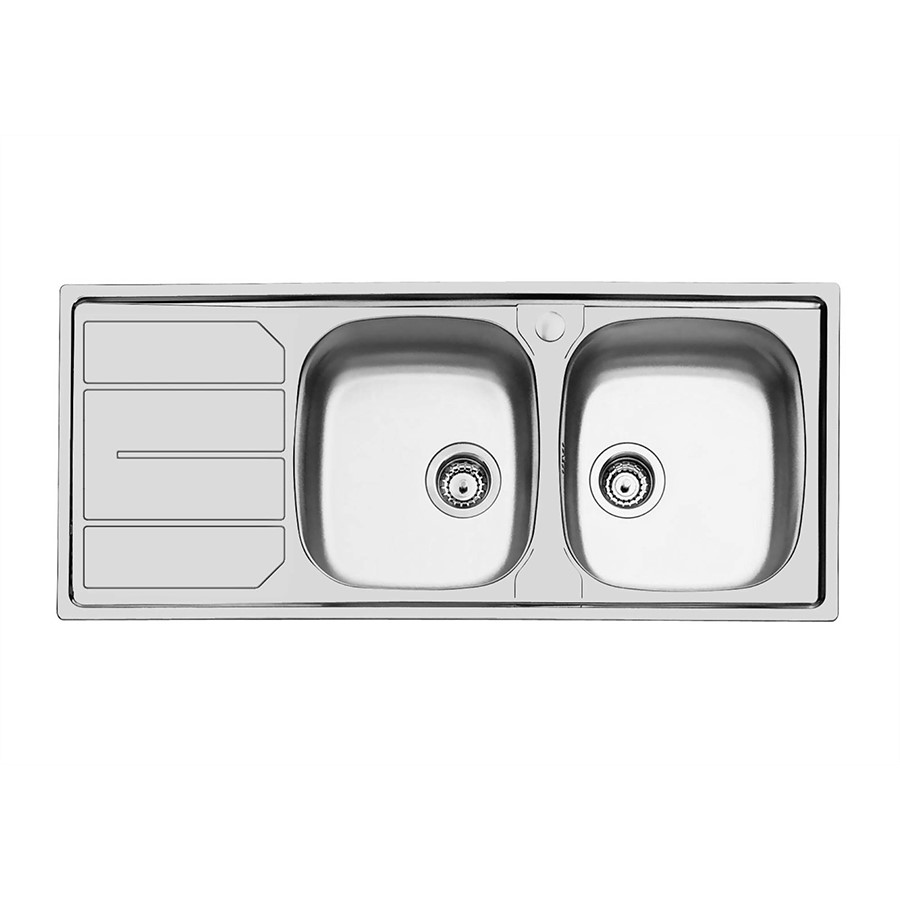 additioanl image for  Foster Sink 2 Bowl S1000 S/S 116 x 50 cm 