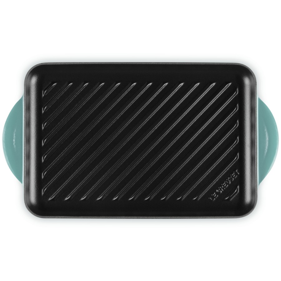 additioanl image for  Le Creuset Rect Grill Blue/R  32 x 21 cm 