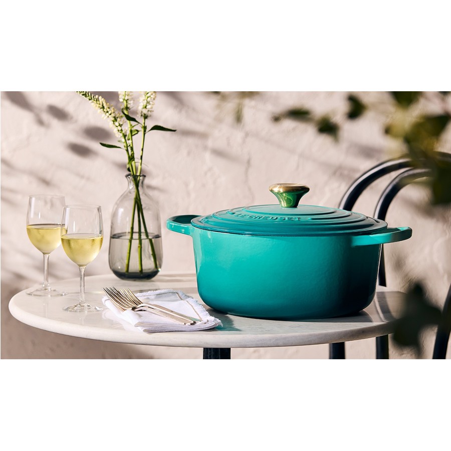 additioanl image for  Le Creuset Rd. Casserole B/Riviera 20 cm 