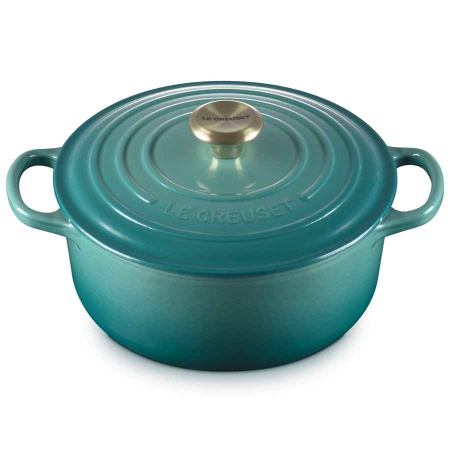 additioanl image for  Le Creuset Rd. Casserole B/Riviera 22 cm 