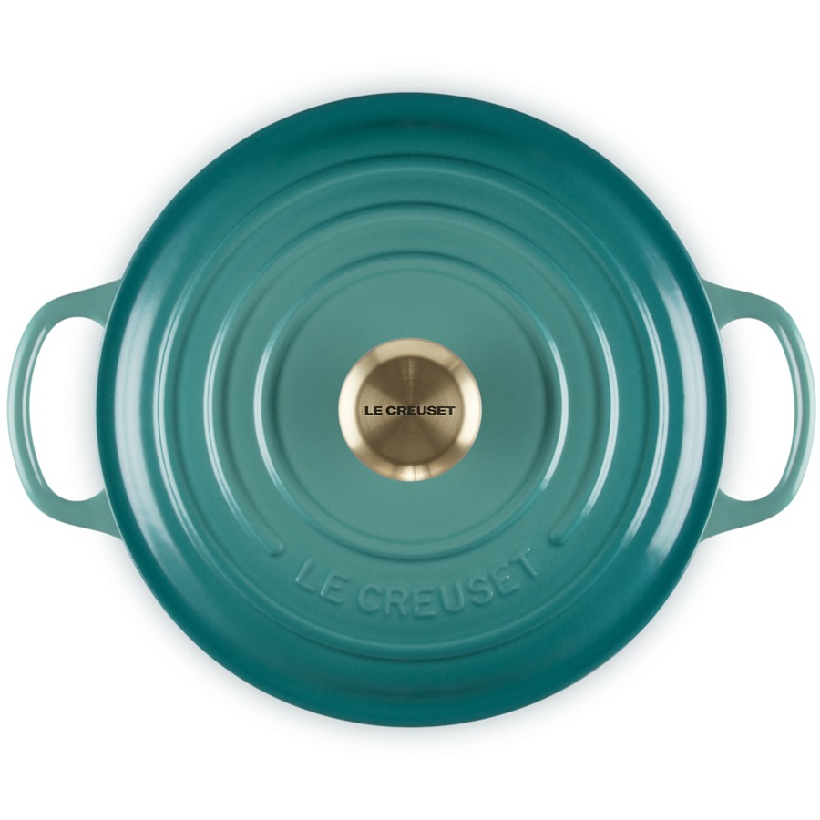 additioanl image for  Le Creuset Round Cass Bleu Riviera 24 cm 