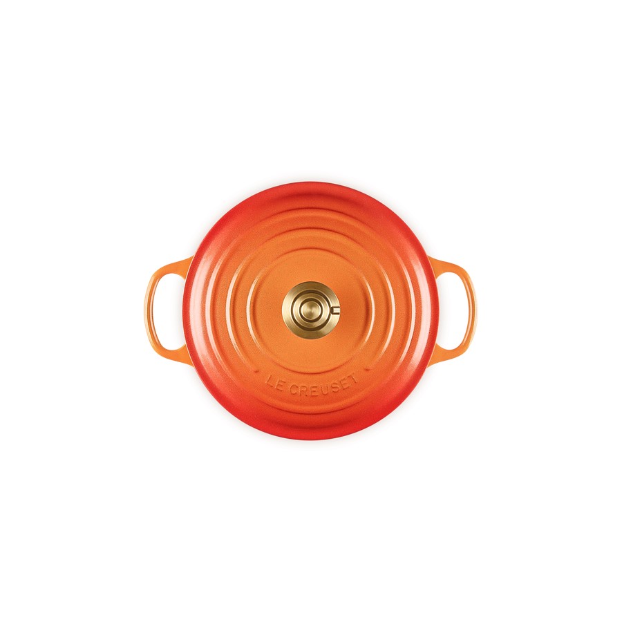 additioanl image for  Le Creuset Round Cassorole G/Flame 24 cm 