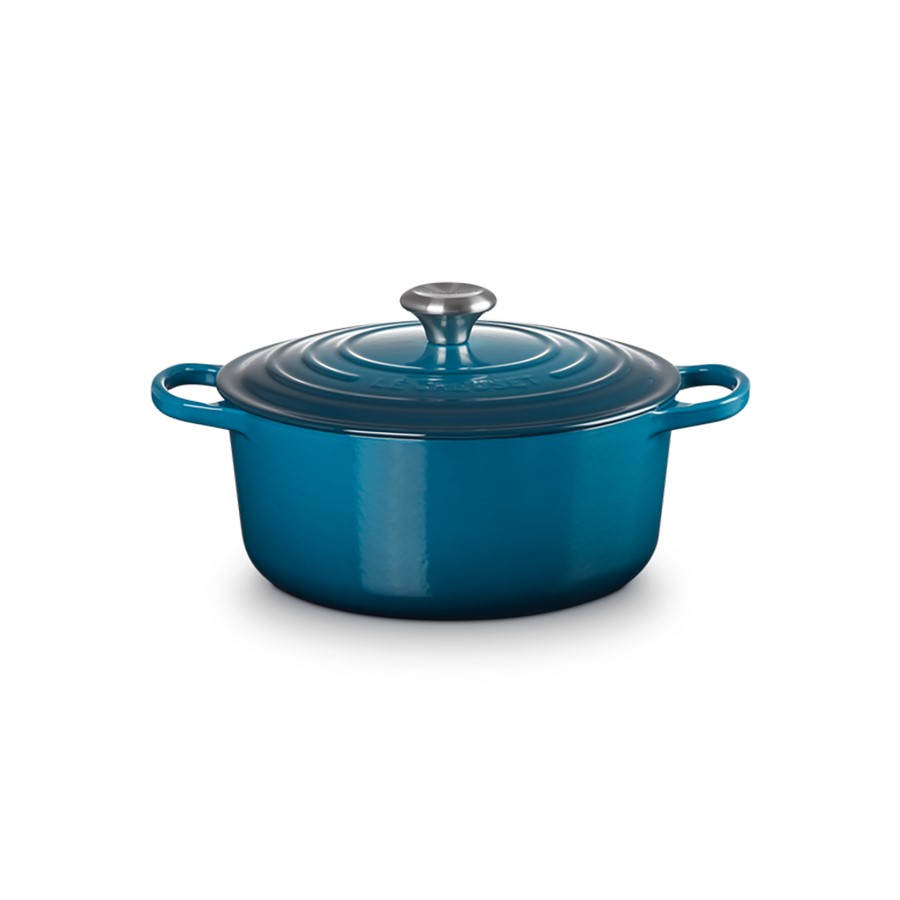additioanl image for  Le Creuset Rd. Casserole Deep Teal 26 cm 