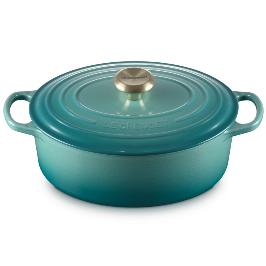 additioanl image for  Le Creuset Oval Cass. Blue Riviera 29 cm 