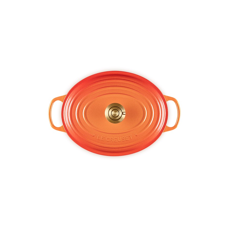 additioanl image for  Le Creuset Oval Sign. Cass G/Flame 29 cm 