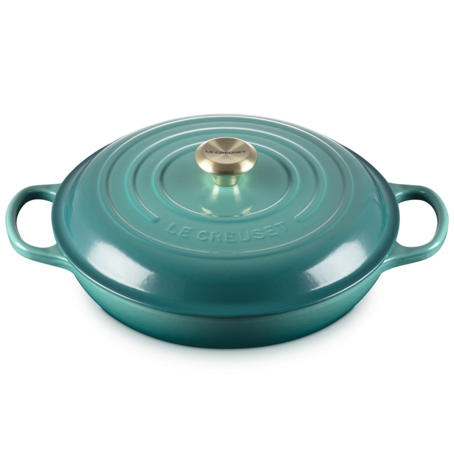 additioanl image for  Le Creuset Low Casserole B/Riviera 30 cm 