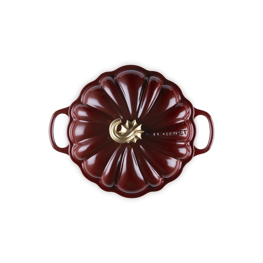 additioanl image for  Le Creuset Pumpkin Garnet Cast Iron 24cm 